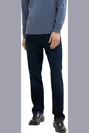 TOM TAILOR Herren 1035877 Marvin Straight Jeans, 10115-Clean Rinsed Blue Denim, 33W x 36L