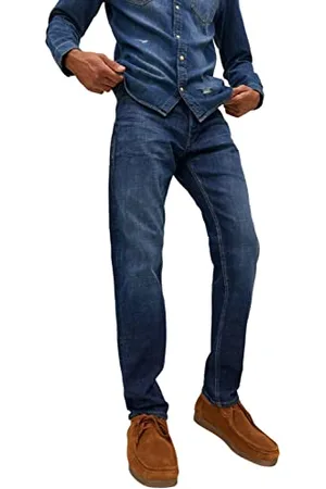 JACK & JONES Herren Jeans JJIMIKE JJORIGINAL JOS 211 - Relaxed Fit - , Größe:31W / 30L, Farbvariante: 12229855
