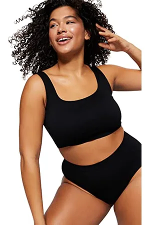Trendyol Damen Women Bra Plus Size BH, Durchsichtig, Black, XXXXXL