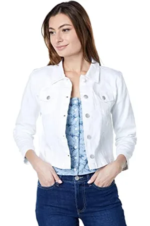 Tommy Hilfiger Damen Stretch Jeansjacke, bright white, XS