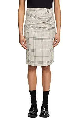 ESPRIT Collection Damen 023eo1d309 Rock, Light Taupe, 36