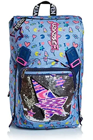 7 for all Mankind Rucksack für Schule, Sport & Freizeit, Erweiterbarer Schulranzen, Geräumige Schultasche für Teenager, Mädchen und Jungen, Extra Platz, Trinkflaschenfach