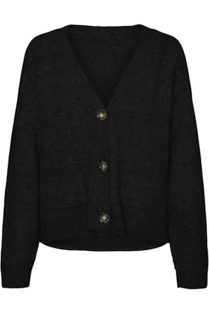 VERO MODA VMBOOM LS V-Neck Button Cardigan GA NOOS