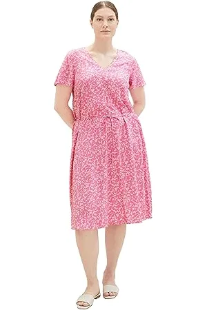 TOM TAILOR Damen 1037301 Plussize Kleid, , 52 Große Größen