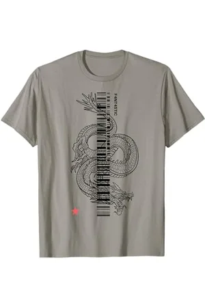 F4NT4STIC Japanischer Drache - Stylisches Asien-Design Streetwear T-Shirt