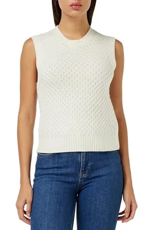Benetton Damen Maschenweite G/C S/M 132nd106l Pullunder, , M