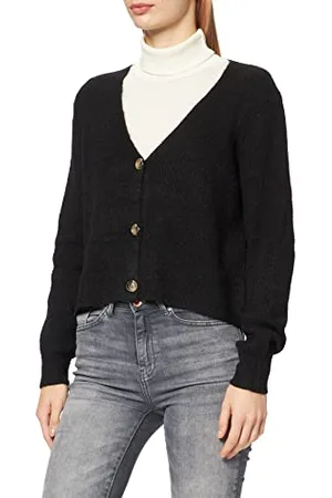 Pieces® Damen Pcellen Ls Knit Cardigan Noos Bc, , L