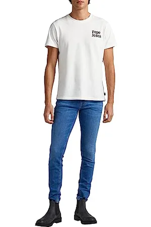 Pepe Jeans Herren Finsbury Jeans, Blau (Denim-wn7), 36W / 32L EU