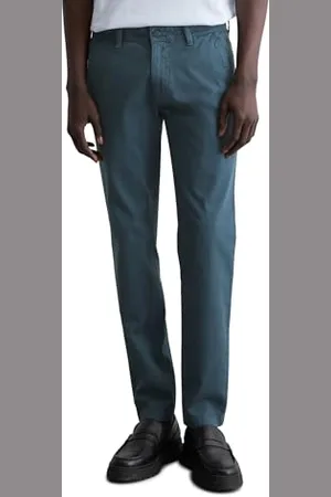 Marc O’ Polo Marc OߴPolo Herren Chinohose mit Stretch-Anteil Shaped Fit, Blau , W30/L32