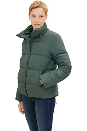 TOM TAILOR Damen Puffer-Jacke mit Stehkragen 1034417, , XXL
