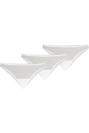 Teyli Brasilianisch Slips Damen 3er Pack mit Netz - Damen Unterwäsche - Brasilianisch Geschnittene Slip Damen Mehrfachpackung XL