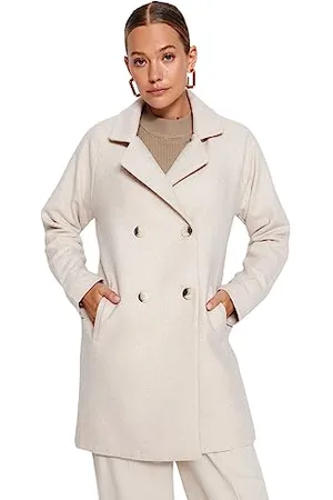 Trendyol Damen Gerade Lange Ärmel Regulär Mantel