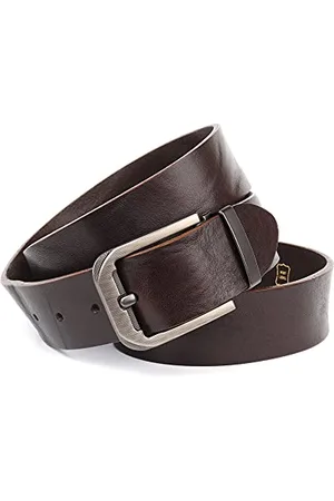 Anthoni Crown Unisex Leather Belt gürtel, , 115 EU