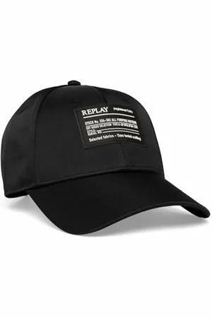 Replay Herren Baseball Cap mit Nylon, (Schwarz), Onesize