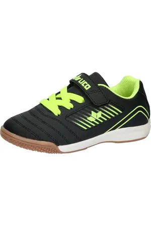 LICO Chaska VS Hallenturnschuhe, Schwarz/Lemon, 40 EU