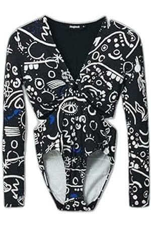 Desigual Damen krop Blouse, , XL EU