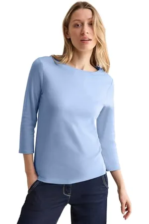 CECIL Damen B317389 Basic Shirt In Unifarbe, , XS EU