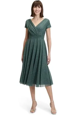 Vera Mont Damen Cocktailkleid im Glitzer-Look ,46