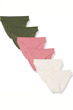 Amazon Damen Hoch geschnittene Unterwäsche, 6er-Pack, , 38