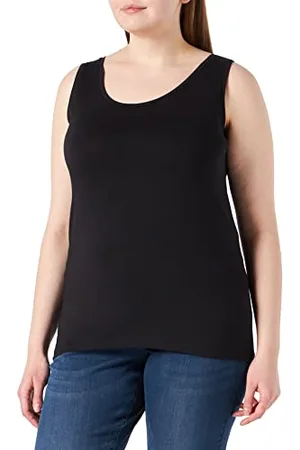 Marc O’ Polo Marc OߴPolo Damen Tanktop mit Rundhalsausschnitt Slim Fit, (Black), XL