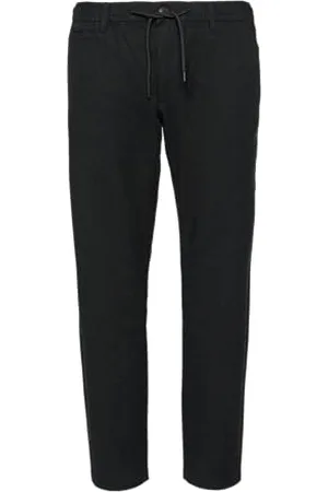 QS by s.Oliver Chino Hose kariert, Straight Leg