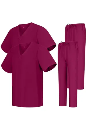 MISEMIYA Unisex 2 Uniformen Sanitaires Bz-2-6801-6802 2 Sets-Pyjama Sanitär 2-6801-6802, , XS (2er Pack)