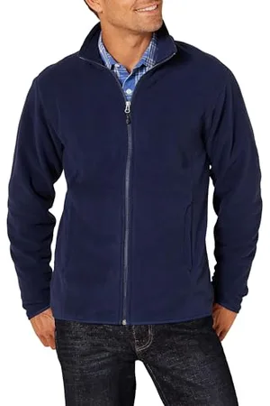 Amazon Herren Fleecejacke mit durchgehendem Reißverschluss (in Big und Tall erhältlich), , XL