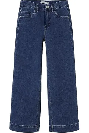 NAME IT Mädchen Nkfrose Hw Wide Jeans 1356-on Noos, , 122