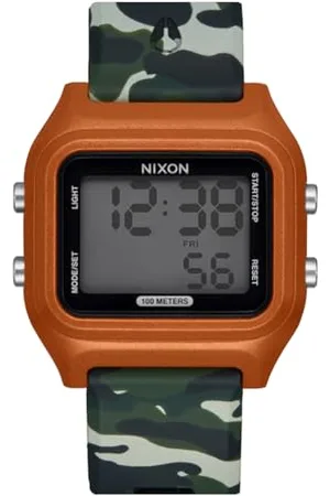 Nixon Unisex Digital Quarz Uhr mit Silikon Armband A1399-5230-00
