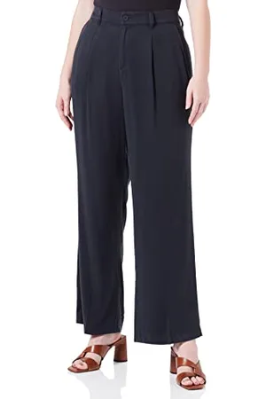 QS by s.Oliver Damen Lang, Hose lang Wide Leg, , 38 EU