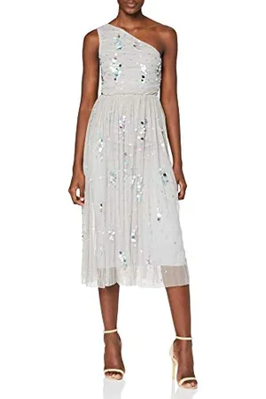 Frock and Frill Damen One Shoulder Beaded Party Dress Cocktailkleid, , 40