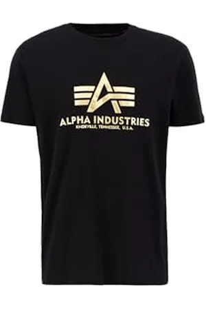 Alpha Industries Herren Basic Foil Print T-Shirt, , XL
