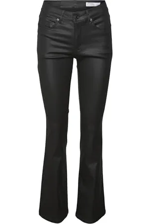 VERO MODA Female Ausgestellt VMFLASH Mid Rise Ausgestellt Jeans