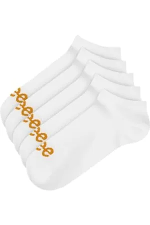 Lee Unisex Knöchelsocken, Designer-Baumwollsocken für Herren und Damen in | Niedrige Designer-Marken-Trainer-Einlagen aus Baumwollmischung - Größe 4-5,5, Fünferpack