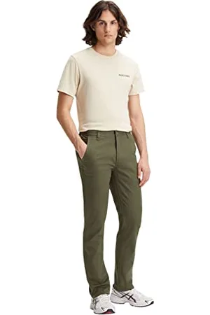 Dockers Herren Alpha Original Slim Hose, Olive, 29W / 32L