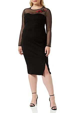 Queen Kerosin Damen Retro-Look Kleid, , XS