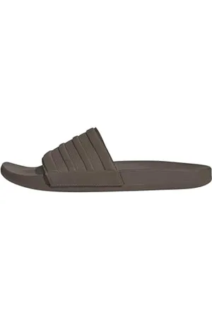 adidas Unisex Adilette Comfort Slides, earth strata/earth strata/earth strata, 43 EU