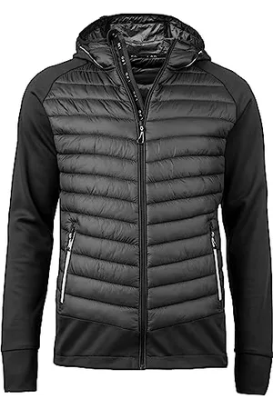 DEPROC-Active Deproc Active Herren Strickfleecejacke Windbreaker Übergangsjacke MIRK PEAK MEN Fleecejacke, black, Large