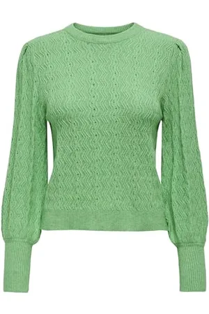 ONLY ONLKATIA LS Struct Puff O-Neck CC KNT