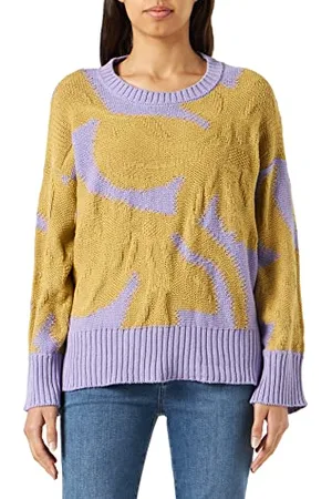 Benetton Damen Maschenweite G/C M/L 1085E104k Pullover, , S
