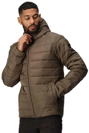 Regatta Herren Helfa Kapuzenjacke, isoliert, warm, wattiert Gepolsterter Mantel, , XL