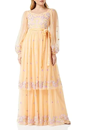 Frock and Frill Damen Blumenstickerei Kleid für besondere Anlässe, , 38