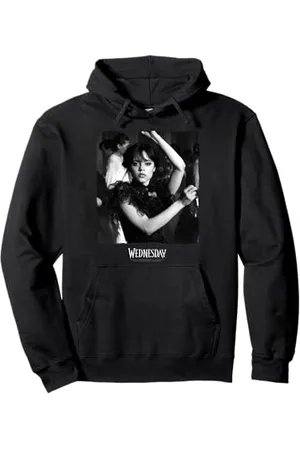 Wednesday Dark Dancing Queen Photoreal & Logo V2 Pullover Hoodie