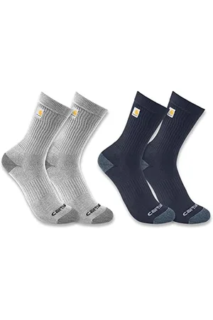 Carhartt Herren Midweight Logo Crew 2 Pack Socken, , X-Large
