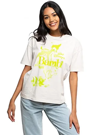 Disney Damen Bambi Pale Neo T-Shirt, , 40
