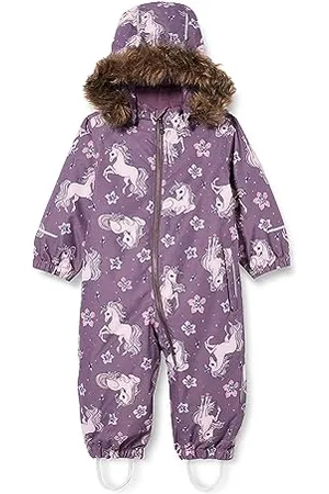 NAME IT Baby-Mädchen NMFSNOW10 Suit Dancing Unicorn FO Schneeanzug, , 80