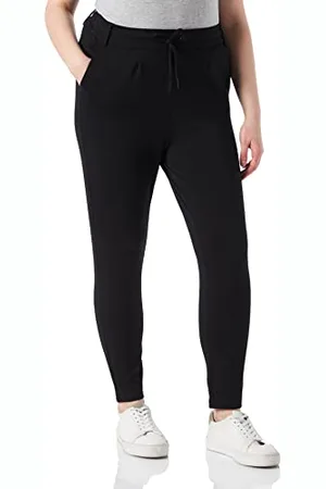 Noisy May Damen Nmpower Nw Pants Noos Hose, Black, XS EU