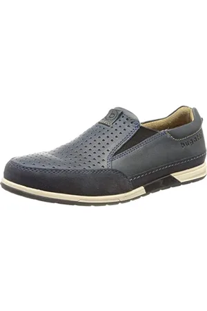 Bugatti Herren Stowe Mokassin, Blue/Blue, 40 EU