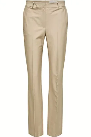 SELECTED Damen SLFELIANA MW Straight Pant B NOOS Hose, , 40/32