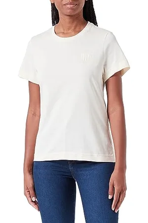GANT Damen REG Shield SS Tonal Logo T-Shirt, , L